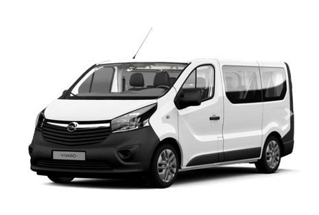 renting opel vívaro 9 plazas