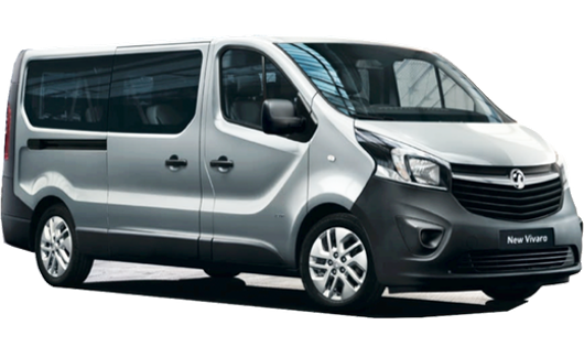 Alquiler Opel Vivaro furgoneta 9 Plazas