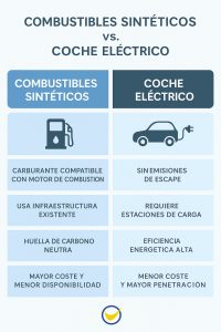 en qué se diferencian los combustibles neutros en carbono de los combustibles convencionales